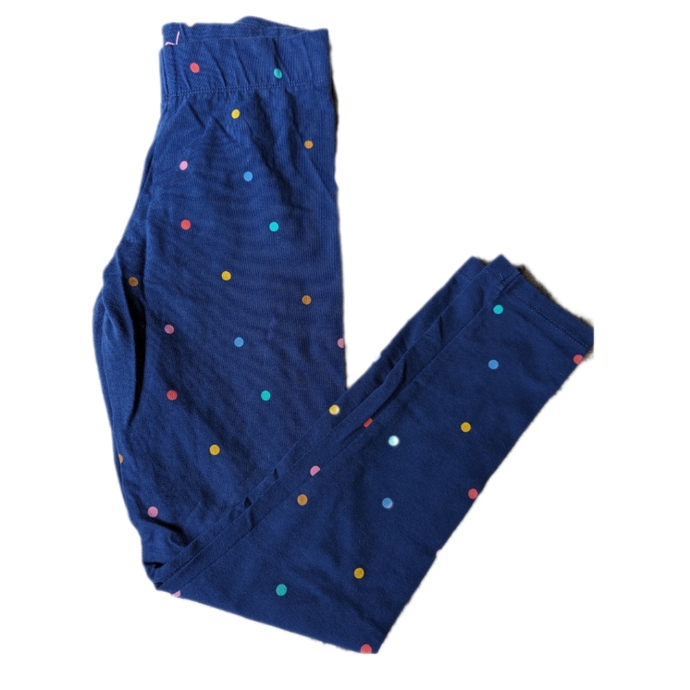 Girls Mini Boden Polka Dot Leggings size 9-10
